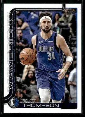 2025-26 Topps Klay Thompson #170 Dallas Mavericks
