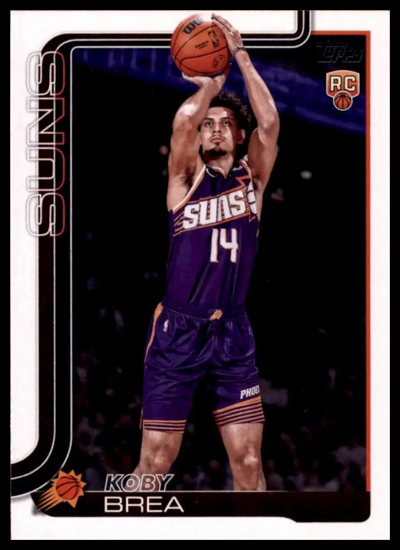 2025-26 Topps Koby Brea Rookie #242 Phoenix Suns Basketball Card NBA Sports