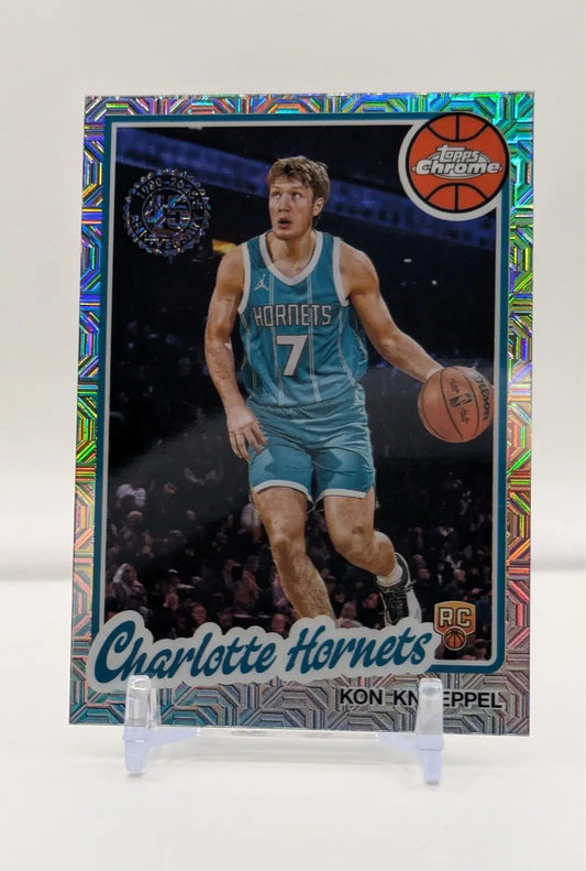 2025-26 Topps Kon Knueppel RC CHROME MOJO REFRACTOR #TC-KK Hornets #1 Pick - Basketball Card Single