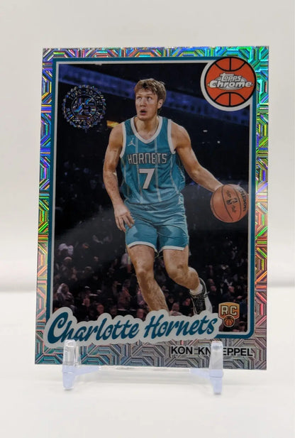 2025-26 Topps Kon Knueppel RC CHROME MOJO REFRACTOR #TC-KK Hornets #1 Pick - Trading Cards