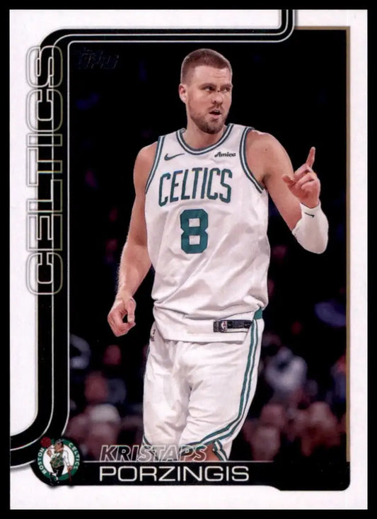 2025-26 Topps Kristaps Porzingis #3 Boston Celtics Basketball Card NBA Sports