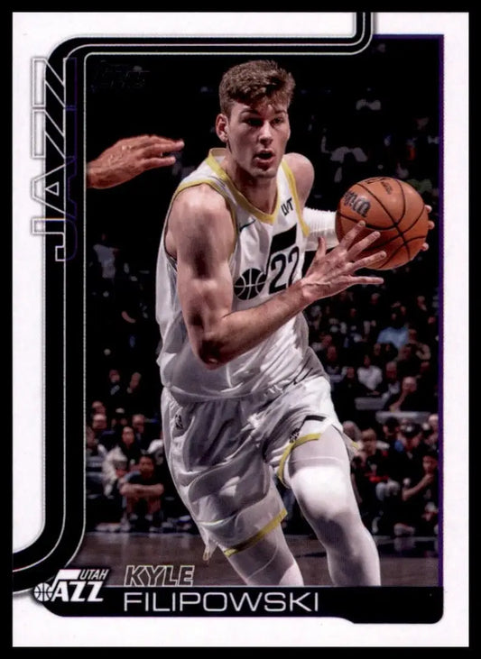 2025-26 Topps Kyle Filipowski #134 Utah Jazz Basketball Card NBA Sports