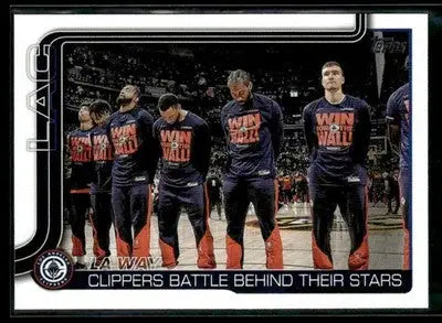 2025-26 Topps LA Way: Clippers Battle Behind Their Stars #292 Clippers - Basketball Card Single