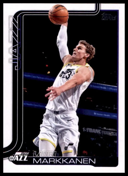 2025-26 Topps Lauri Markkanen #129 Utah Jazz Basketball Card NBA Sports