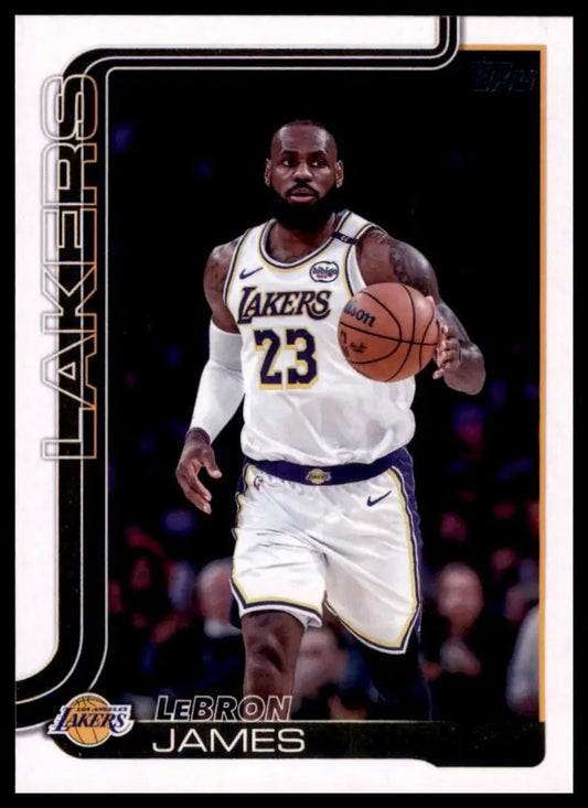 2025-26 Topps LeBron James #150 Los Angeles Lakers Basketball Card NBA Sports