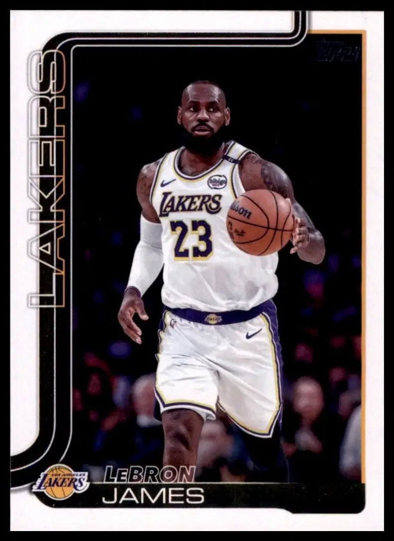 2025-26 Topps LeBron James #150 Los Angeles Lakers Basketball Card NBA Sports - Basketball Card Single