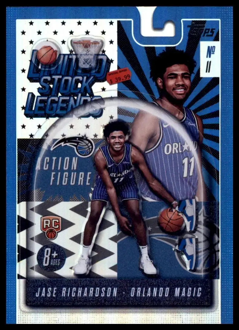 2025-26 Topps Limited Stock Legends Jase Richardson Rookie #LST-25 Orlando Magic - Basketball Card Single