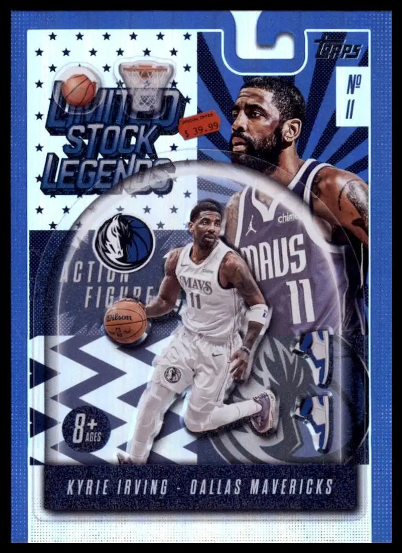 2025-26 Topps Limited Stock Legends Kyrie Irving #LST-34 Dallas Mavericks Card - Basketball Card Single
