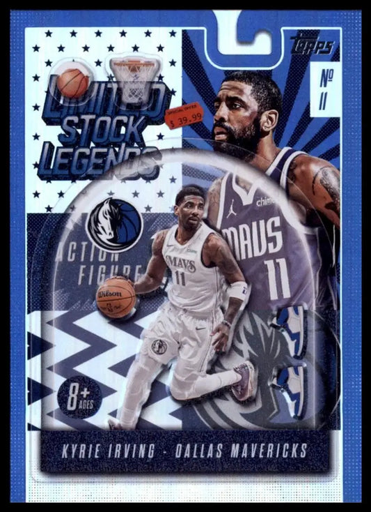 2025-26 Topps Limited Stock Legends Kyrie Irving #LST-34 Dallas Mavericks Card - Basketball Card Single
