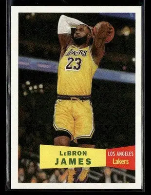 2025-26 Topps Living #1 LeBron James Base Los Angeles Lakers - Basketball Card Single