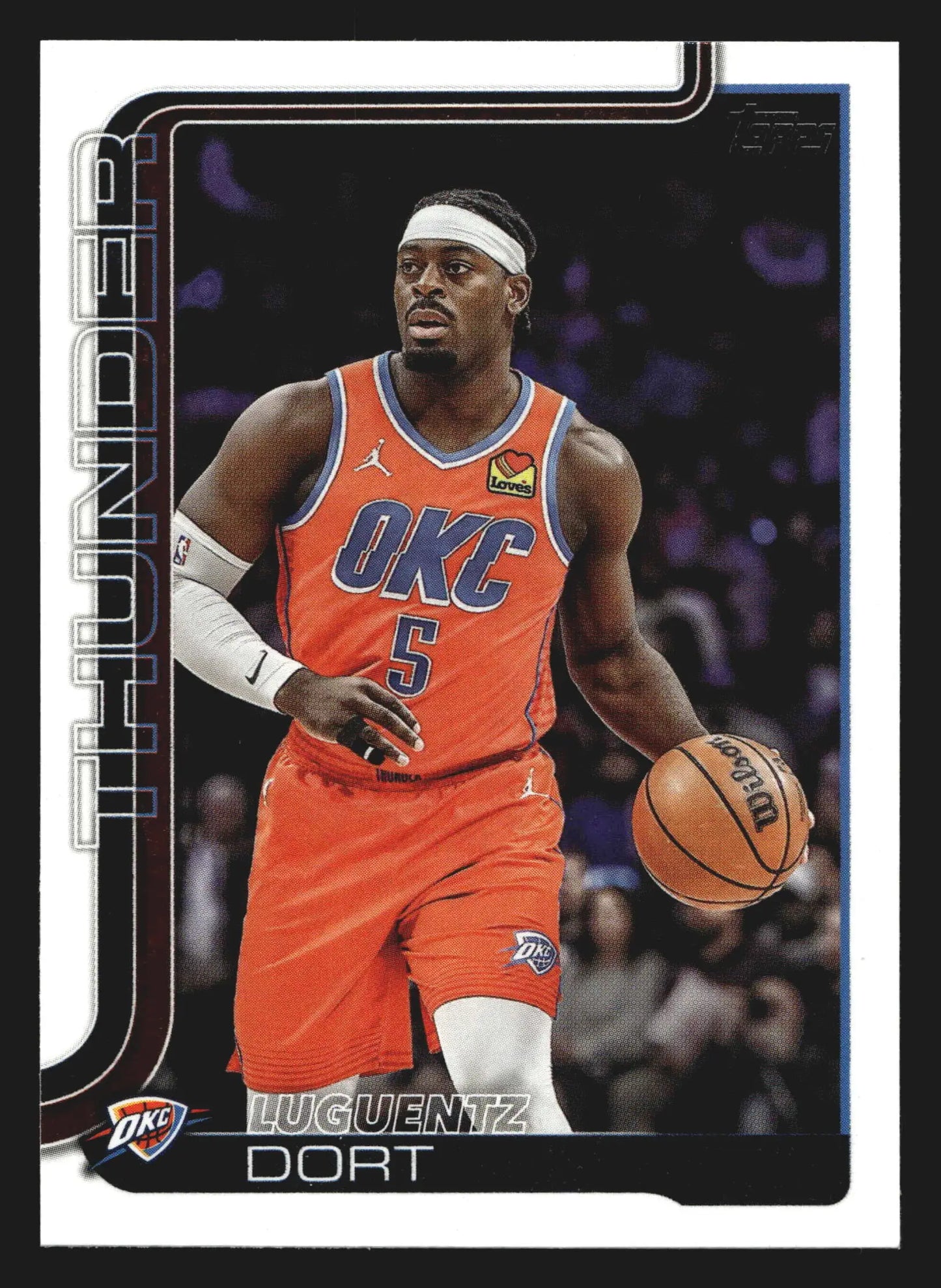 2025-26 Topps Luguentz Dort #117 Oklahoma City Thunder - Basketball Card Single