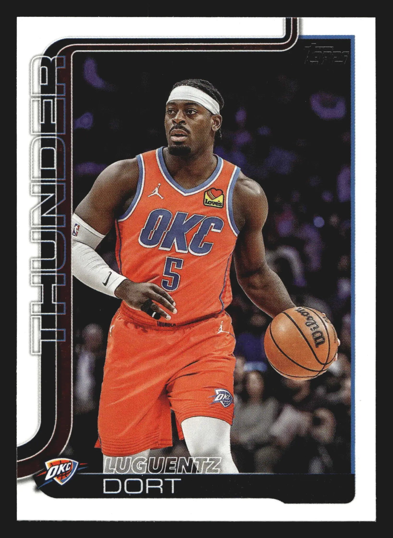 2025-26 Topps Luguentz Dort #117 Oklahoma City Thunder - Basketball Card Single