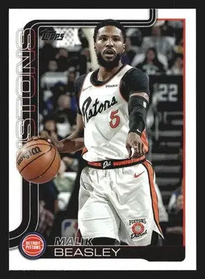 2025-26 Topps Malik Beasley #43 Detroit Pistons
