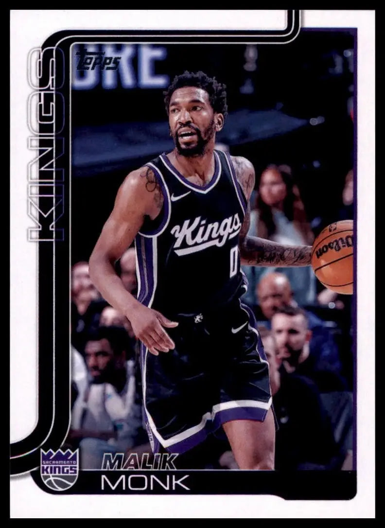 2025-26 Topps Malik Monk #164 Sacramento Kings Basketball Card NBA Sports