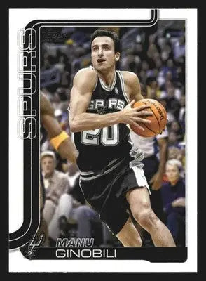 2025-26 Topps Manu Ginobili #262 San Antonio Spurs HOF - Basketball Card Single