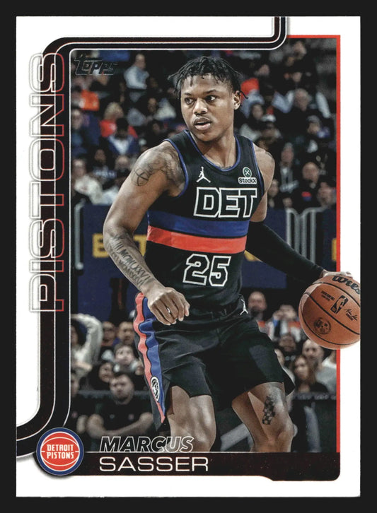 2025-26 Topps Marcus Sasser #46 Detroit Pistons