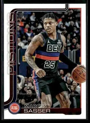 2025-26 Topps Marcus Sasser #46 Detroit Pistons