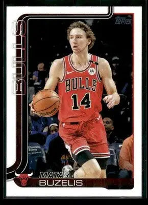 2025-26 Topps Matas Buzelis #37 Base Chicago Bulls - Basketball Card Single
