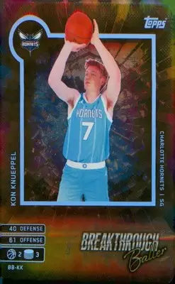 2025-26 Topps Match Attax Breakthrough Baller #BB-KK Kon Knueppel - Basketball Card Single