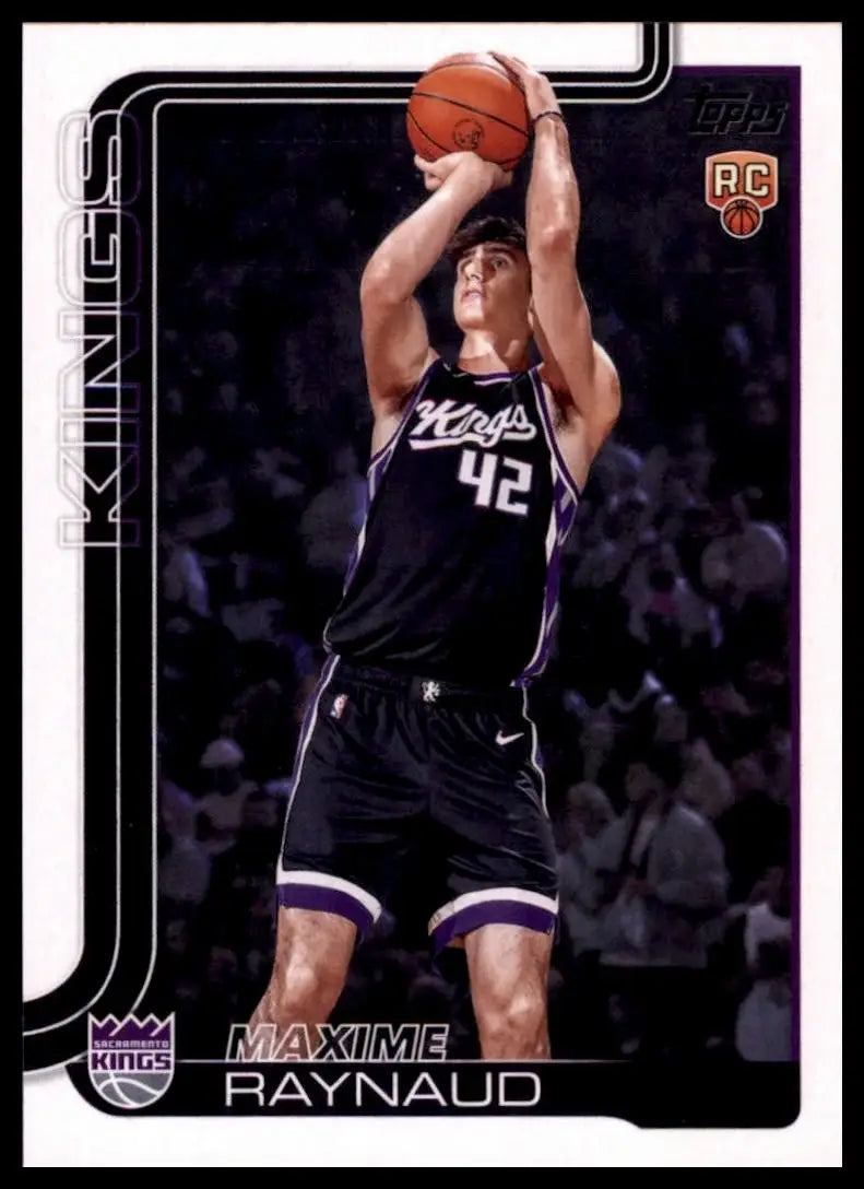2025-26 Topps Maxime Raynaud Rookie #243 Sacramento Kings Basketball Card NBA - Basketball Card Single