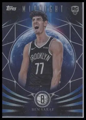 2025-26 Topps Midnight Ben Saraf #MF-28 Moonfall Brooklyn Nets - Basketball Card Single