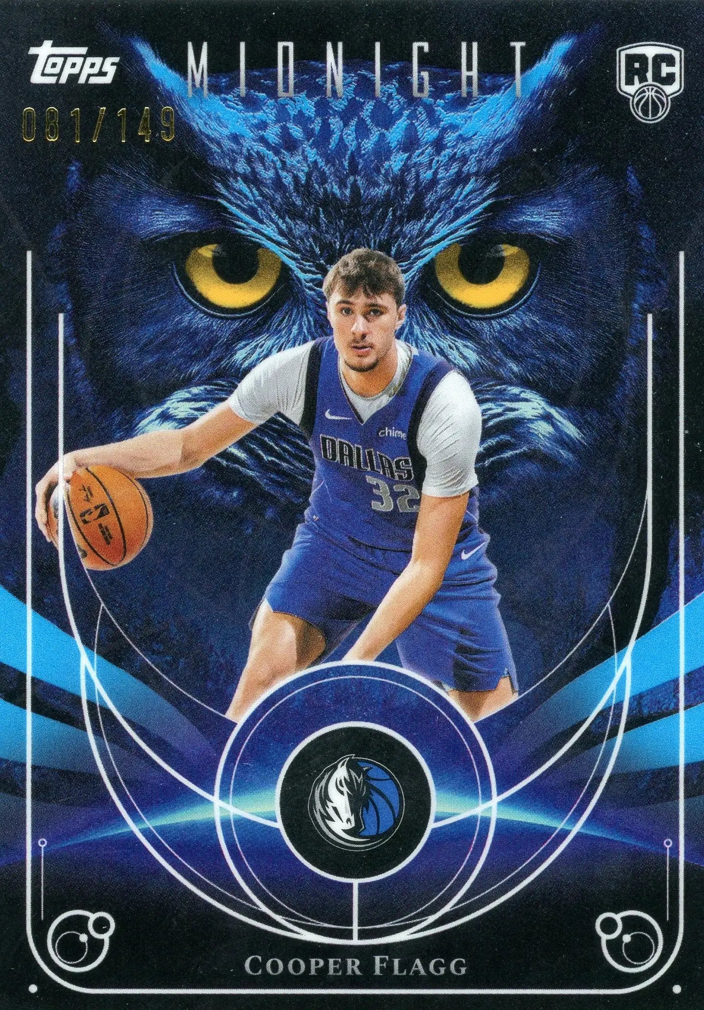 2025-26 Topps Midnight Cooper Flagg #NO-16 Night Owls Morning /149 RC - Basketball Card Single