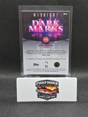 2025-26 Topps Midnight - Dark Marks Isaiah Stewart #DM-IS (AU)