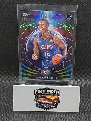 2025-26 Topps Midnight - Moonfall Thomas Sorber #MF-25 Morning /149 (RC) - Basketball Card Single