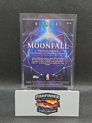 2025-26 Topps Midnight - Moonfall Thomas Sorber #MF-25 Morning /149 (RC) - Basketball Card Single