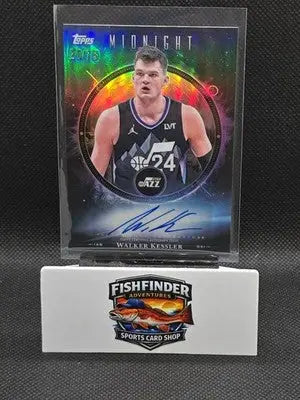 2025-26 Topps Midnight - Midnight Oil Marks Walker Kessler #MO-WK Dusk /75 (AU) - Basketball Card Single