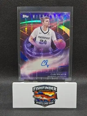 2025-26 Topps Midnight - Stroke of Midnight Autographs Cam Spencer #SM-CS (AU) - Basketball Card Single