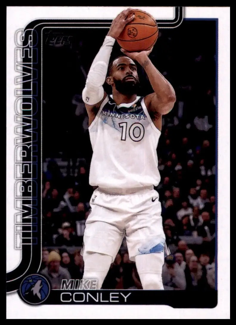 2025-26 Topps Mike Conley #112 Minnesota Timberwolves Basketball Card NBA Sports - Basketball Card Single