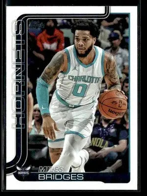 2025-26 Topps Miles Bridges #69 Base Charlotte Hornets - Basketball Card Single
