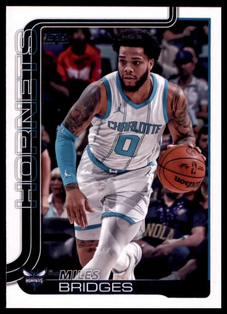 2025-26 Topps Miles Bridges #69 Charlotte Hornets Basketball Card NBA Sports - Basketball Card Single