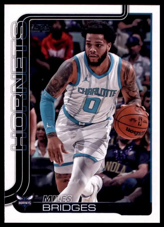 2025-26 Topps Miles Bridges #69 Charlotte Hornets Basketball Card NBA Sports