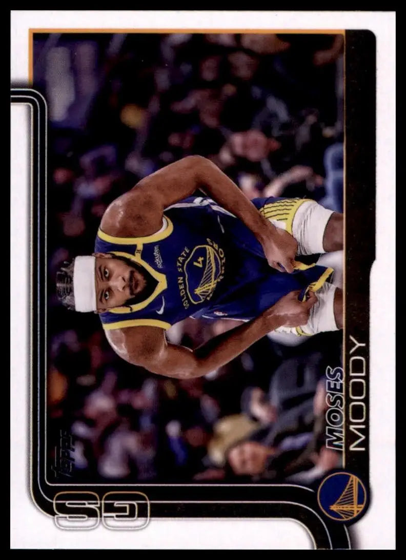 2025-26 Topps Moses Moody #140 Golden State Warriors Basketball Card NBA Sports