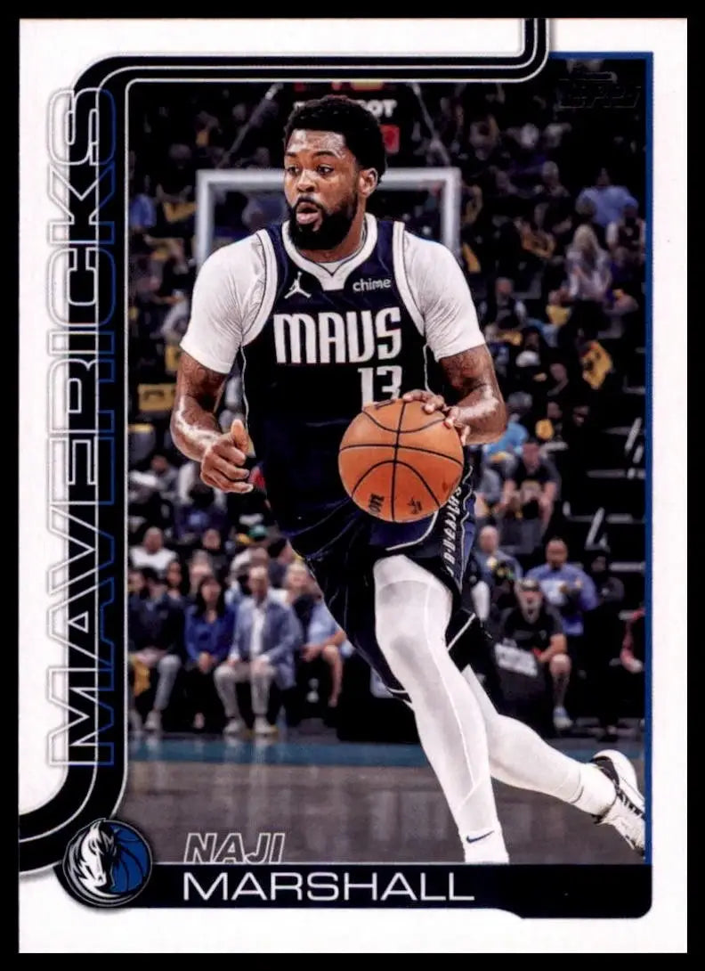 2025-26 Topps Naji Marshall #246 Dallas Mavericks Basketball Card NBA Sports - Basketball Card Single