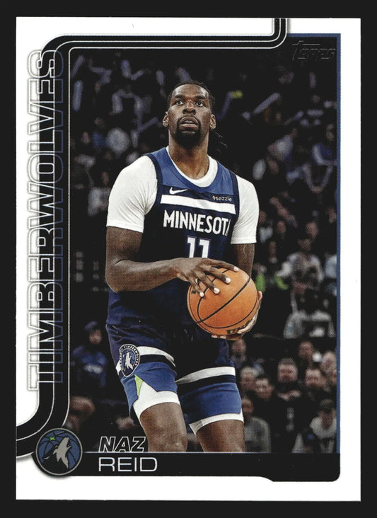 2025-26 Topps Naz Reid #109 Minnesota Timberwolves - Basketball Card Single
