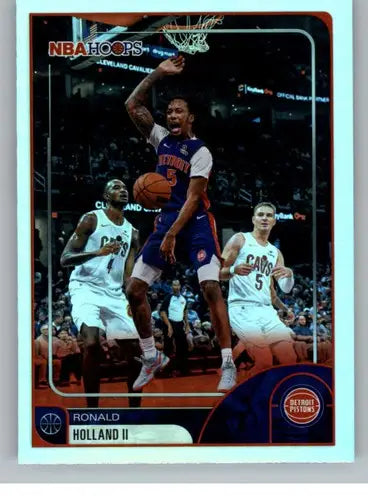 2025-26 Topps NBA Hoops #103 Ronald Holland II NM Near Mint Pistons ID:83191