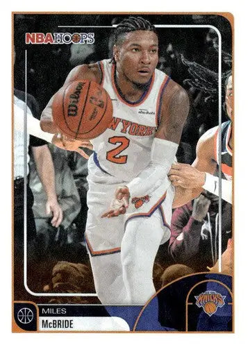 2025-26 Topps NBA Hoops #137 Miles McBride NM Near Mint Knicks ID:83204 - Basketball Card Single