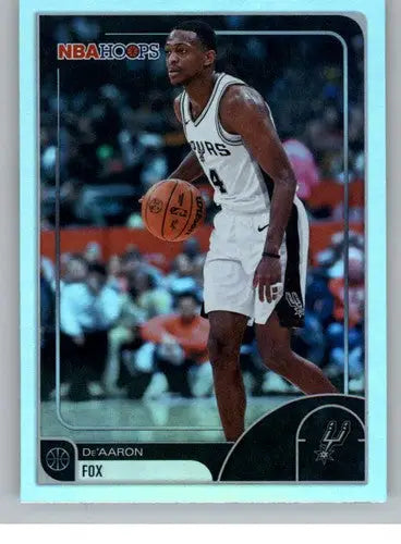 2025-26 Topps NBA Hoops #18 De’Aaron Fox NM Near Mint Spurs ID:83161 - Basketball Card Single