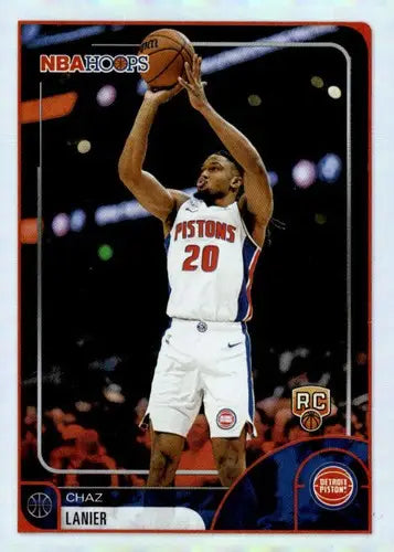 2025-26 Topps NBA Hoops #218 Chaz Lanier NM Near Mint Pistons ID:83224 - Basketball Card Single