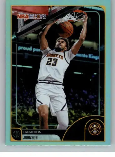 2025-26 Topps NBA Hoops #235 Cameron Johnson NM Near Mint Nuggets ID:83229 - Basketball Card Single