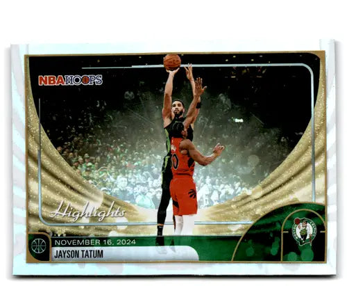 2025-26 Topps NBA Hoops #263 Jayson Tatum NM Near Mint Celtics Highligh ID:83234 - Basketball Card Single