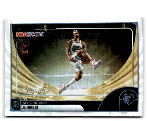 2025-26 Topps NBA Hoops #264 Ja Morant NM Near Mint Grizzlies Highlight ID:83235 - Basketball Card Single
