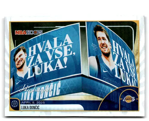2025-26 Topps NBA Hoops #269 Luka Doncic NM Near Mint Lakers Highlight ID:83236 - Basketball Card Single
