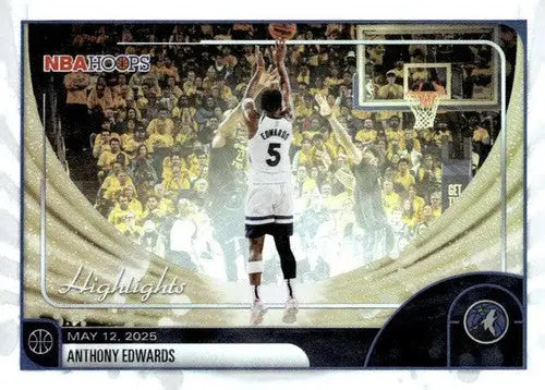 2025-26 Topps NBA Hoops #270 Anthony Edwards NM Near Mint Timberwolves ID:83237 - Basketball Card Single