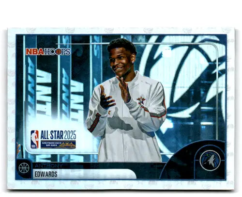 2025-26 Topps NBA Hoops #279 Anthony Edwards NM Near Mint Timberwolves ID:83239 - Basketball Card Single