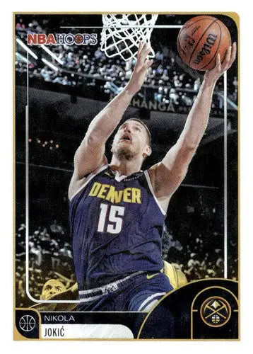 2025-26 Topps NBA Hoops #82 Nikola Jokic NM Near Mint Nuggets ID:83181