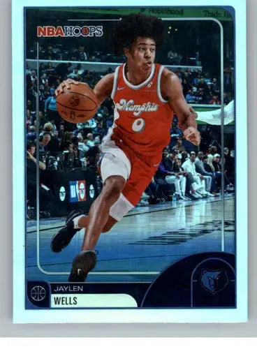 2025-26 Topps NBA Hoops #96 Jaylen Wells NM Near Mint Grizzlies ID:83187